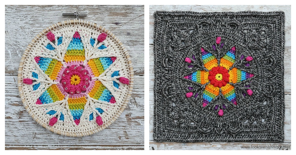 Fancy Nancy Mandala Free Crochet Pattern