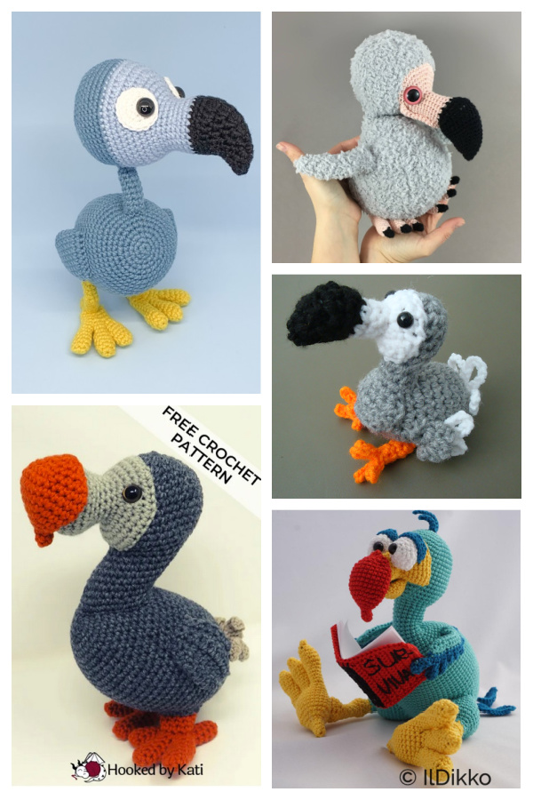 Amigurumi Dodo Free Crochet Pattern and Paid 