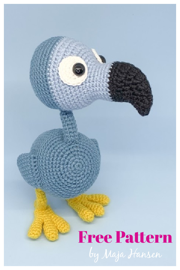Amigurumi Duncan the Dodo Free Crochet Pattern