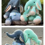 Amigurumi Elephant Free Crochet Pattern