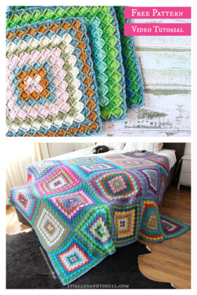 10+ Stash Buster Blanket Free Crochet Pattern and Paid