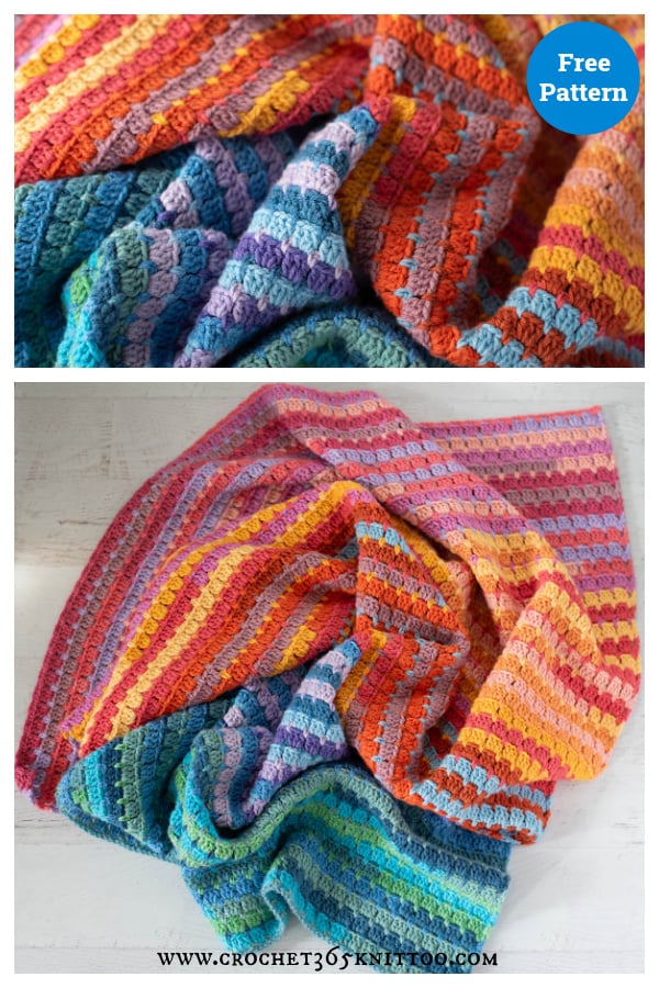 Bespoke Bliss Blanket Free Crochet Pattern