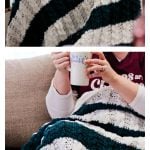 Braided Cable Blanket Free Crochet Pattern