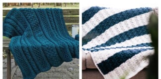 Braided Cable Blanket Free Crochet Pattern