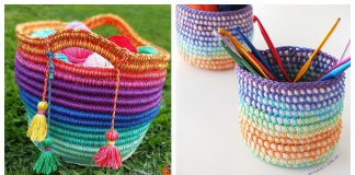 Coiled Basket Free Crochet Pattern