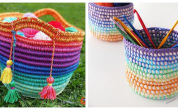 Coiled Basket Free Crochet Pattern