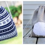 Drawstring Backpack Free Crochet Pattern