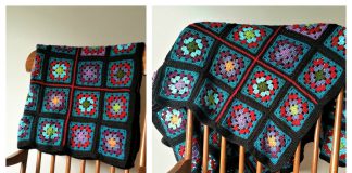 Granny Square Blanket Free Crochet Pattern