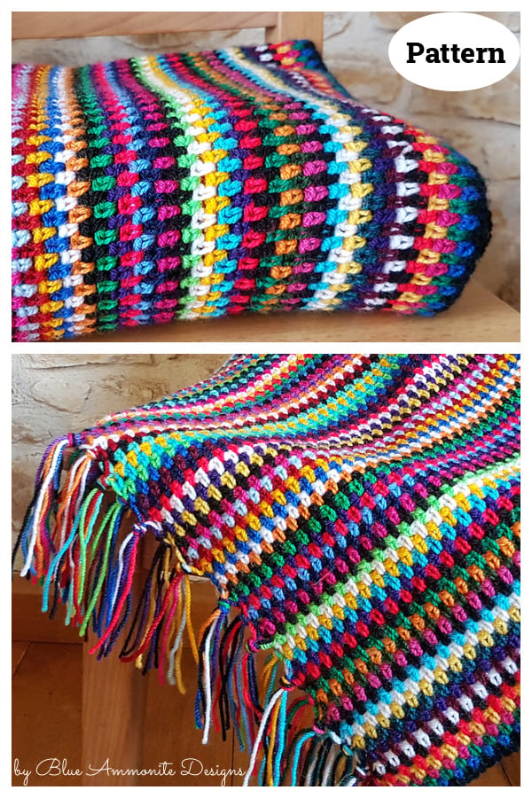 Lucky Dip Blanket Crochet Pattern