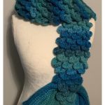 Mermaid Tail Scarf Crochet Pattern