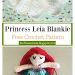 Princess Leia Blankie Doll Lovey Free Crochet Pattern