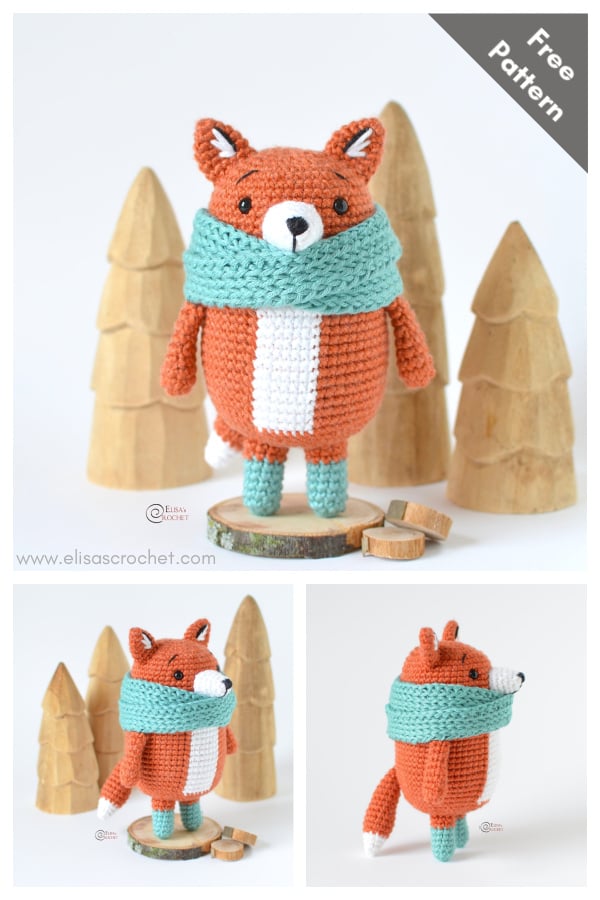 RUDY the Fox Amigurumi Free Crochet Pattern