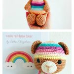 Rainbow Bear Free Crochet Pattern