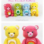 Rainbow Bear Free Crochet Pattern