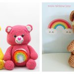 Rainbow Bear Free Crochet Pattern