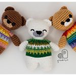 Rainbow Bears Free Crochet Pattern