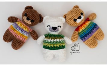 Rainbow Bears Free Crochet Pattern
