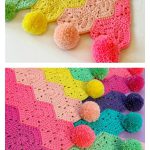Rainbows Rule Blanket Free Crochet Pattern