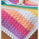 Robina Rainbow Baby Wrap Free Crochet Pattern