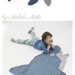 Shark Afghan Blanket Free Crochet Pattern