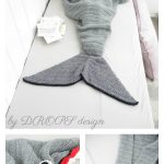 Shark Attack Blanket Free Crochet Pattern