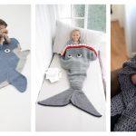 Shark Blanket Free Crochet Pattern