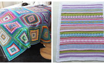 10+ Stash Buster Blanket Free Crochet Pattern