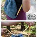 Summer Drawstring Backpack Free Crochet Pattern