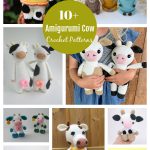 10+ Adorable Amigurumi Cow Crochet Patterns