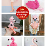 10+ Amigurumi Flamingo Crochet Patterns