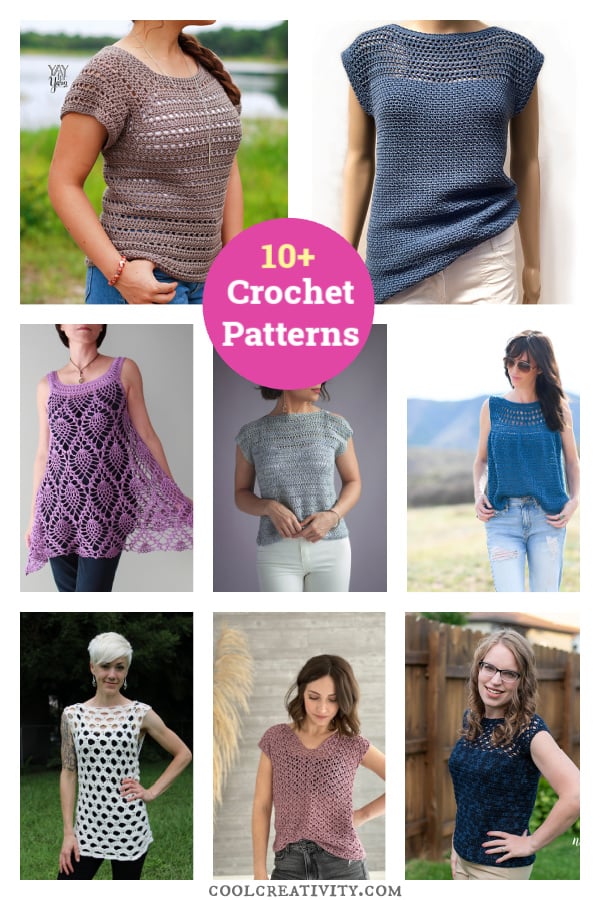 10+ Summer Top Crochet Patterns 