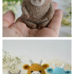 Adorable Amigurumi Little Cow Free Crochet Pattern