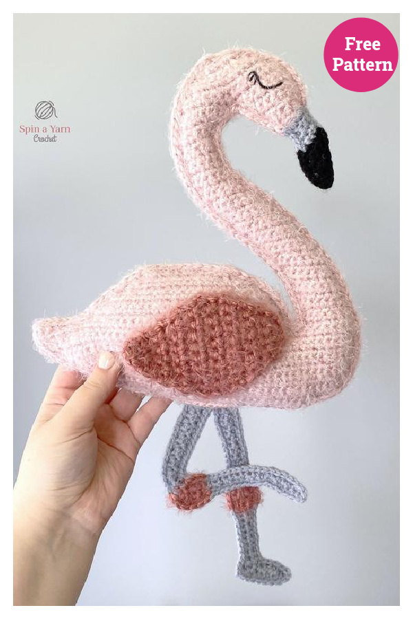 Amigurumi Flamingo Free Crochet Pattern 