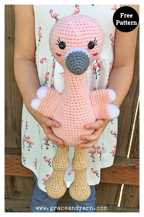 Amigurumi Flamingo Free Crochet Pattern 