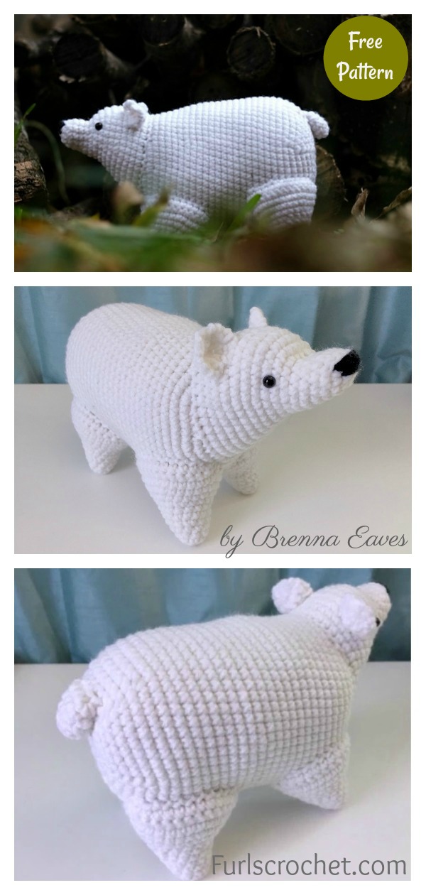 Amigurumi Polar Bear Free Crochet Pattern