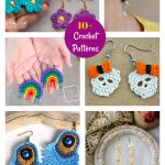 Awesome Earrings Free Crochet Pattern and Paid