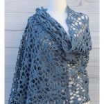 Orchid Shawl Free Crochet Pattern and Video Tutorial