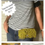 Boho Belt Bag Free Crochet Pattern