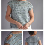 Cirrus Open Shoulder Tee Crochet Pattern