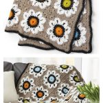 City Solarium Throw Blanket Free Crochet Pattern