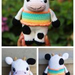 Cleo the Cow Amigurumi Free Crochet Pattern