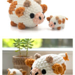 Cow Amigurumi Free Crochet Pattern and Video Tutorial