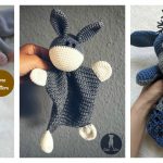 Donkey lovey Security Blanket Crochet Patterns