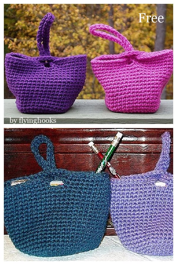 Dot's Little Ditty Bag Free Crochet Pattern
