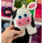 Easy Amigurumi Cow Free Crochet Pattern and Video Tutorial