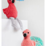 Fiona and Fred Flamingo Amigurumi Free Crochet Pattern