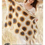 Golden Garden Sunflower Blanket Free Crochet Pattern