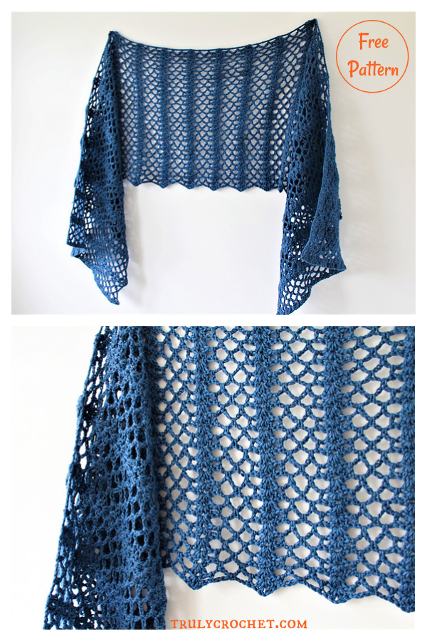 Grace Shawl Free Crochet Pattern