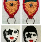 Guitar Pick Holder Keychain Free Crochet Pattern