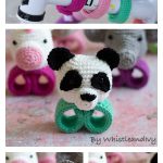 Hugging Stuffed Animal Slap Bracelets Crochet Pattern